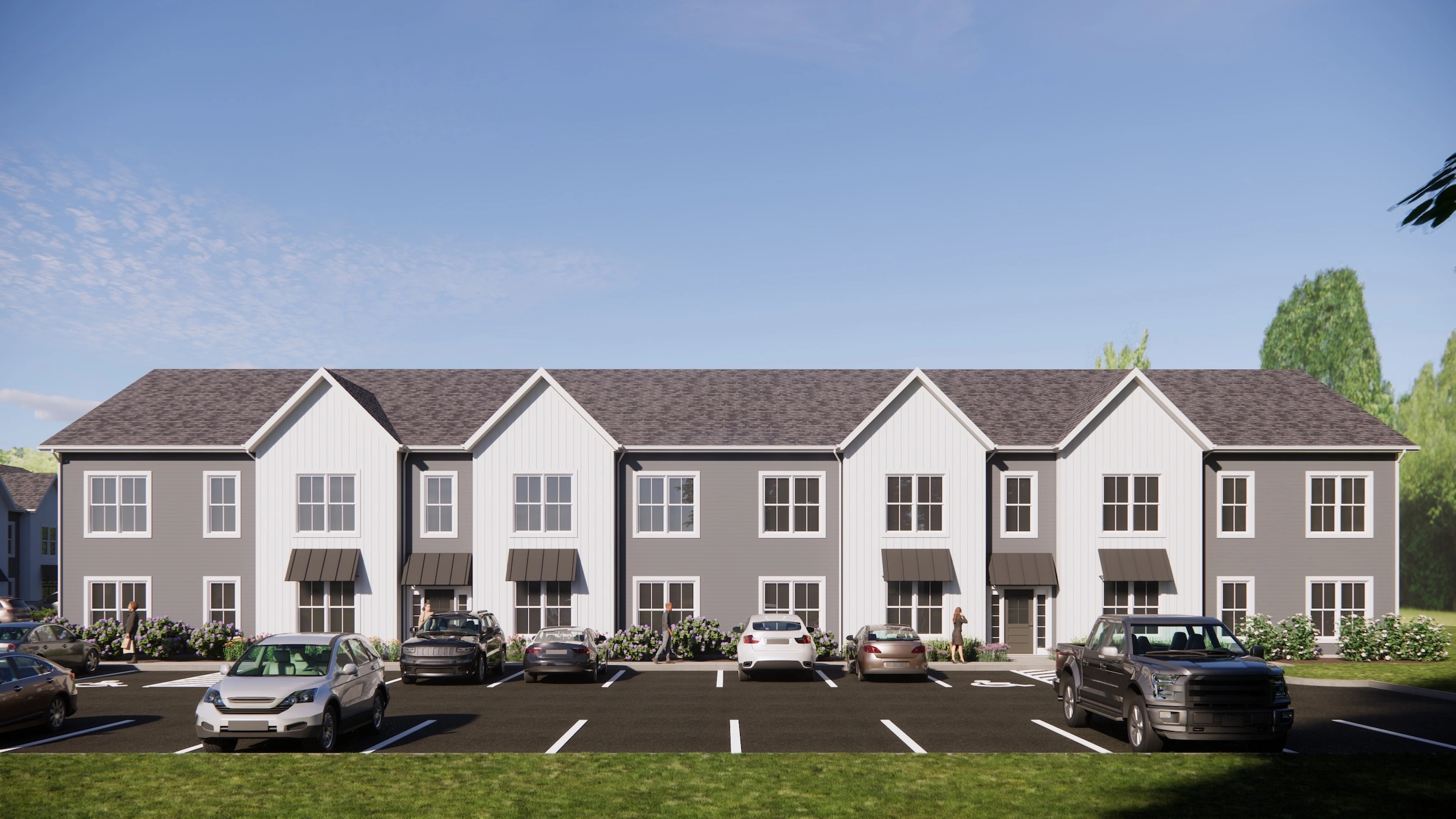 Hunter Woods Flats Front